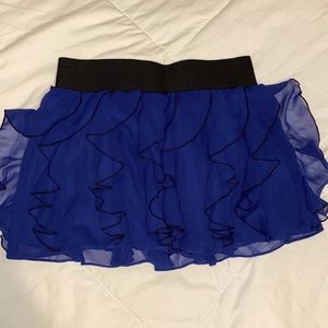 Ruffle Mini Skirt